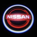 NISSAN RED LASER LOGO 3D LED DOOR GHOST SHADOW PROJECTOR LIGHTS