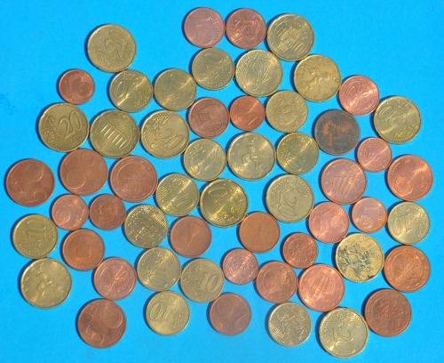 Large collection of EURO CENTS lots of them UNC  legal tender FRANCE, AUSTRIA, GERMANY and many more