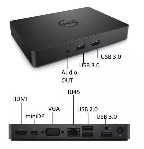 Dell Business Dock WD15 - Docking Station With Power Adapter
