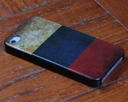 Ultra Thin Slim FRANCE Flag Pattern Hard Back Case Cover for iPhone4 4s