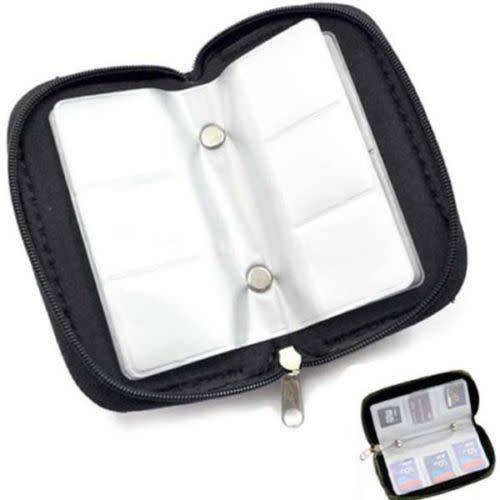SDHC MMC CF Micro SD Memory Card Storage Case Carrying Pouch Holder Wallet