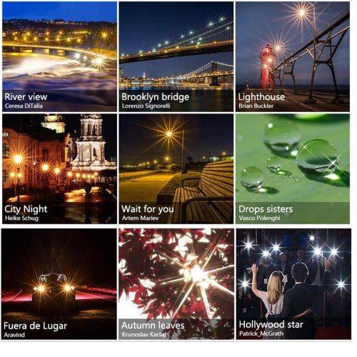 58mm 4 6 8 Point Line 4X 6X 8X Star Filter Kit