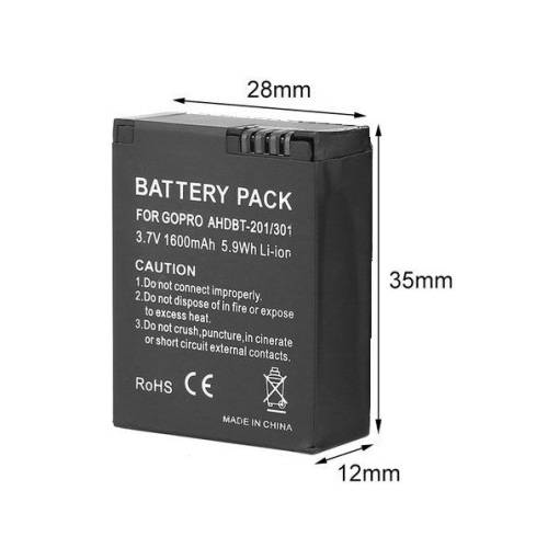 Generic AHDBT-201 Rechargeable Li-on Battery for GoPro 3