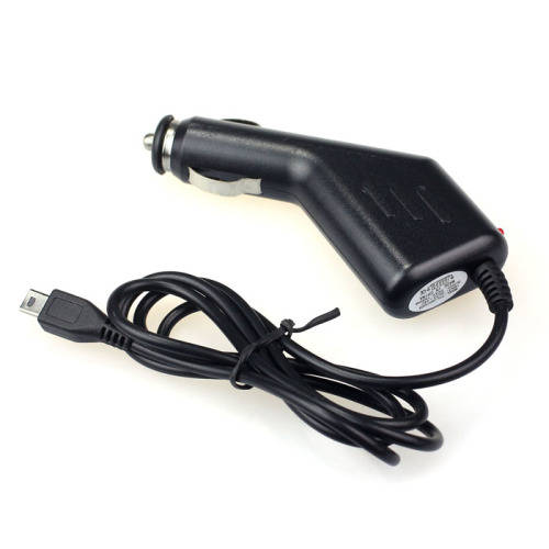 Universal Car Micro USB Charger Power Adapter For Garmin Nuvi GPS Black