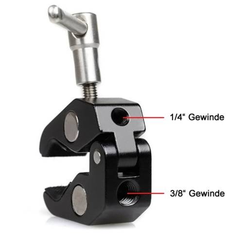 Super Clamp for Holding LCD Monitor / DSLR Camera / DV / GoPro HERO