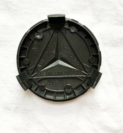 4x 75mm Chrome Plastic Wheel Centre Cap for Mercedes Benz