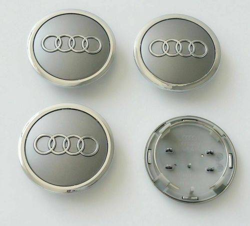Set of 4 WHEEL CENTER CAPS 77mm / 66mm for AUDI