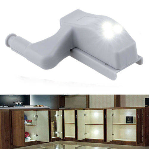 LEDSmart Sensor Light Kitchen Cabinet Cupboard Closet Wardrobe Hinge Light