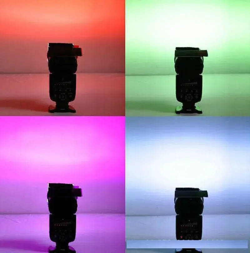 19 Colour Flash Diffuser Kit for All Speedlight Flashes