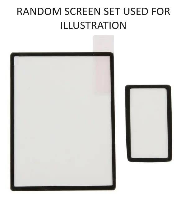 LCD Screen Protector Set (2x Screens) for Nikon D800 Digital Camera