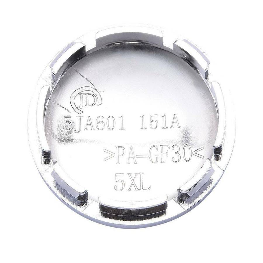 4x Wheel centre Cap Bases (without branding / stickers): 56 / 51 mm (Chrome)