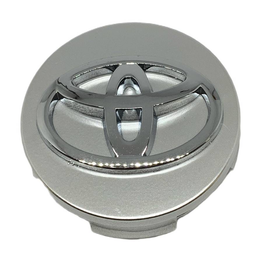 4x 62mm Wheel Centre Caps for TOYOTA (SILVER)