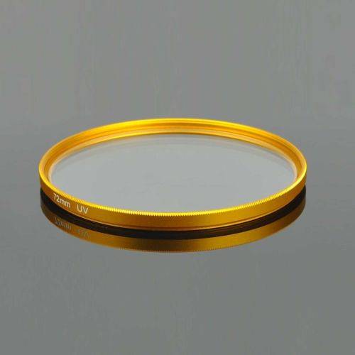 Generic UV Filter for lense with 58mm Filter Thread GOLD Frame