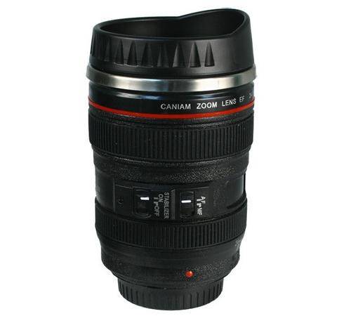 LENS MUG - LOOKS LIKE CANON 24-105 (CUP-LID)