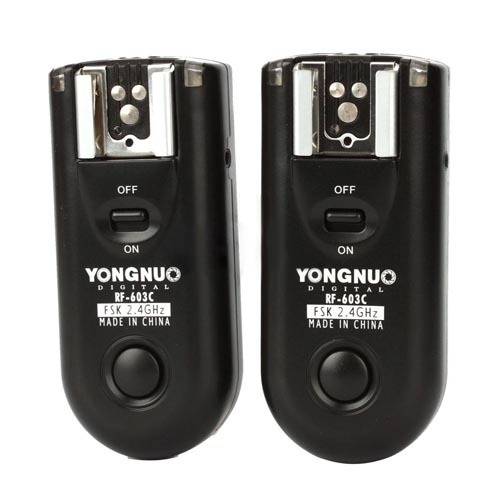 Yongnuo RF-603 Wireless Flash Trigger for Canon (Select: C1 or C3)