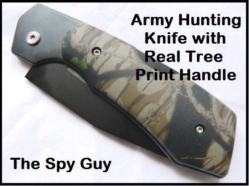 Military Army Real Tree Bush Blade 20.5cm
