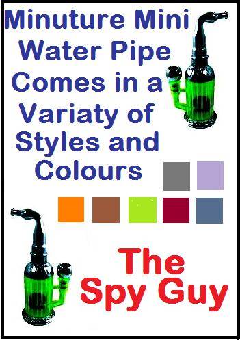 Miniature Hubbly Water Pipe Cig Smoker Assorted Colours