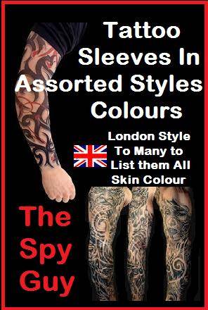 Tattoo 1x Sleeve in Assorted Design and Colours Real Looking Single Sleeve