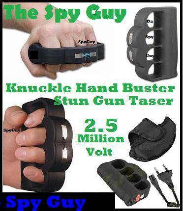 Knuckle 2.5 Million Volt Hand Buster Stun Gun Taser Personal Protection for Home Car Guard Police