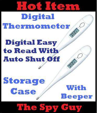 Digital Thermometer Fast Readout Digital Reader with Memory Beeper For Baby Children