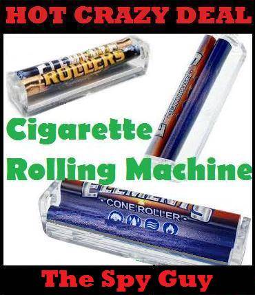 110mm Cigarette Rolling Machine for Tobacco Herbs in Perspex Roll Your Own and Save on Costs