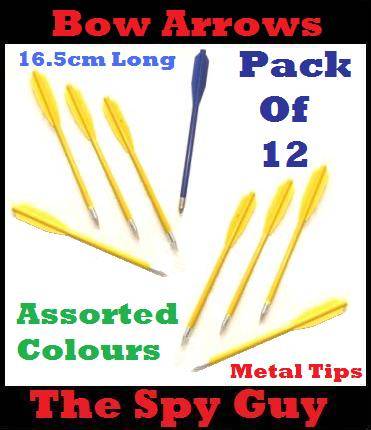 Arrows 16.5cm Long (Standard) for Crossbows (Darts)  Pack of 12pcs Ideal for Hunting Target Shooting