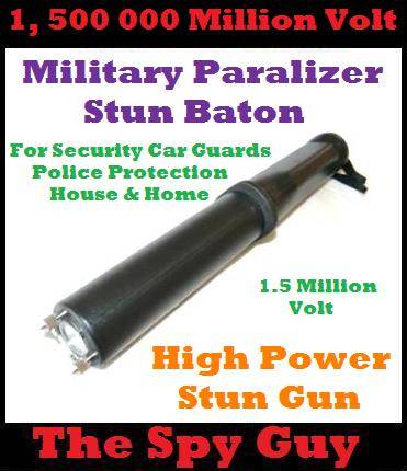 BATON 1, 500 000 Million Volt Military Paralizer Stun Baton 4 Security Car Guards Police Protection