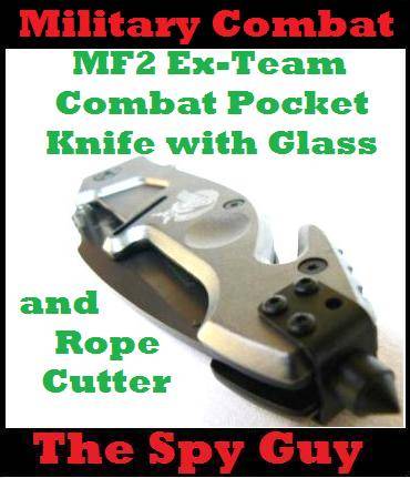 MF2 Ex-Team Military Combat Pocket Knife with Glass and Rope Breaker