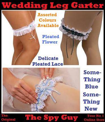 Leg Garter For Your Wedding Day Something Blue Something New Pleated Classical Leg Lace