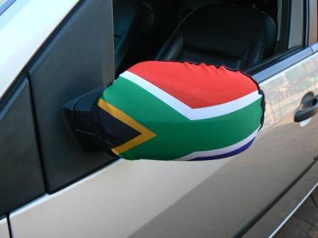Car Mirror Cover Flag Cap   SOUTH AFRICA Other Countries Also Available