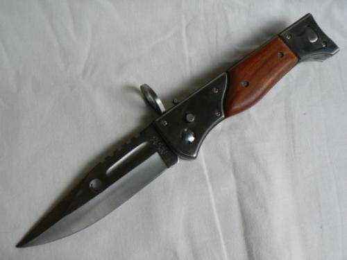 B-Series AK-47 Precision Flick Knife USA Military