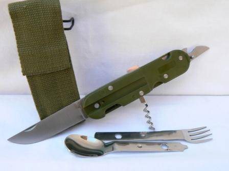 Military Multi 7 function Utensil Set