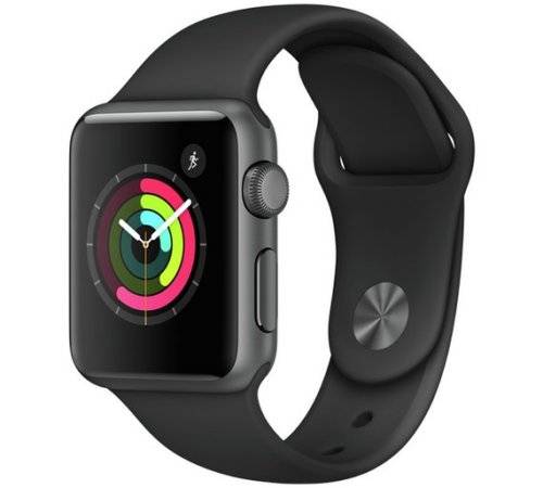 Apple Watch - Series 2 | 42mm Space Grey Case with Black Sport Band + Spigen Case + Band options
