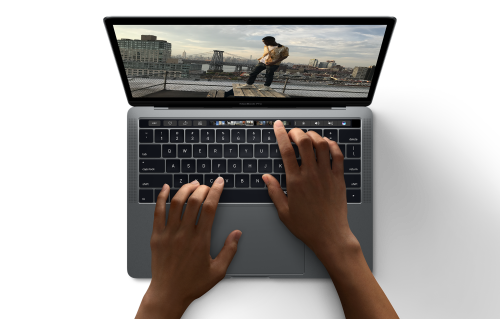 13-inch MacBook Pro with Touch Bar 2.9GHz i5 processor 512GB - Space Grey + FREE USB-C Hub