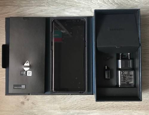 Samsung Note 8, Orchid Gray (Like New-Local Stock-Warranty) + Extras
