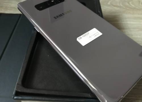 Samsung Note 8, Orchid Gray (Like New-Local Stock-Warranty) + Extras