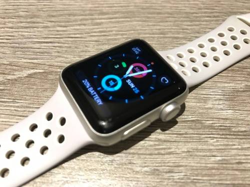 Apple Watch - Series 2 | 38mm Silver Aluminium Case with Nike Sports Band | Nike+ Edition