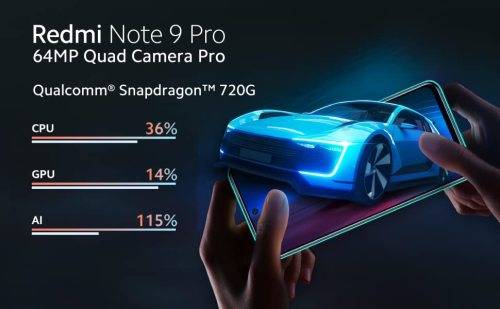 Xiaomi Redmi Note 9 Pro Smartphone 128GB (Dual SIM - 6GB RAM) Interstellar Grey