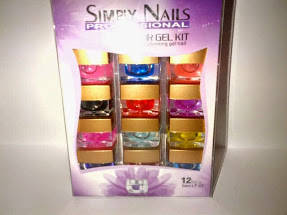 UV Gel colours(12 tubs)Shipping R42