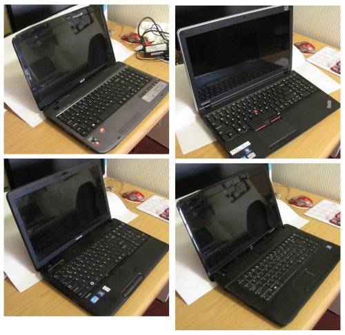 Batch of 5 laptops for spare/repair