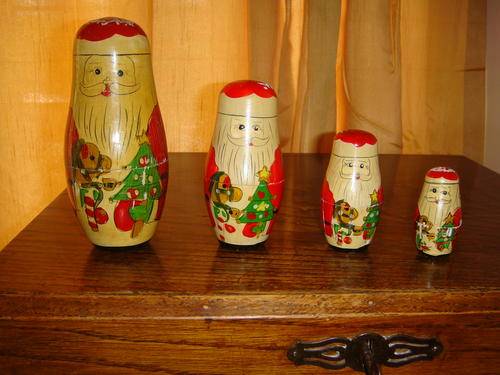 Set of Four Russian Dolls