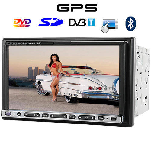Road Warrior 7 Inch Touchscreen Car DVD Player with GPS + DVB-T