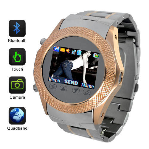 Globalist - Elegant Quad Band Touchscreen Cellphone Watch