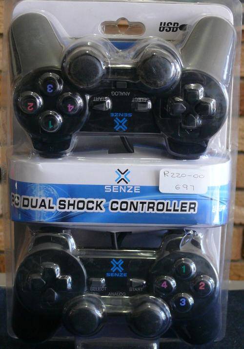 PC DUEL SHOCK USB CONTROLLER X2