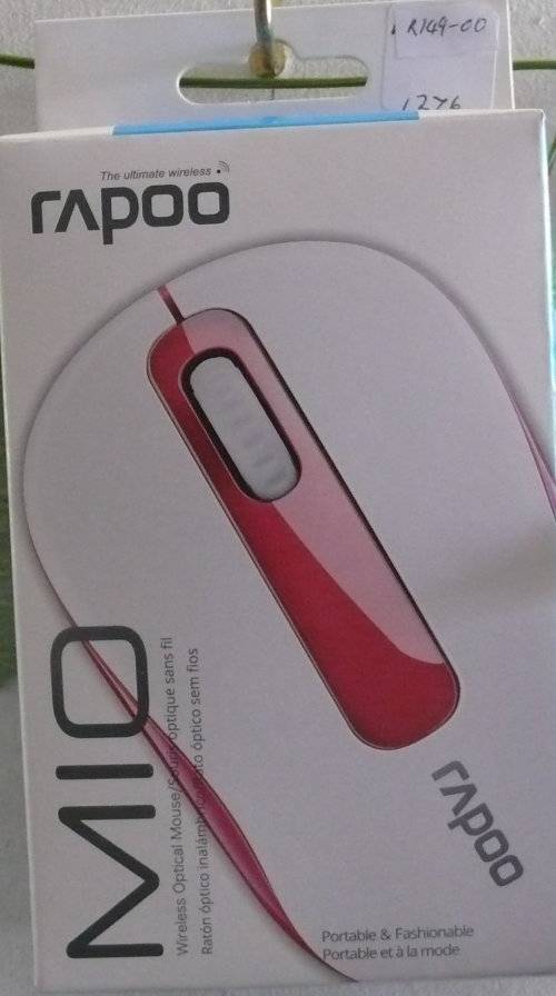 RAPOO WIRELESS MOUSE RED