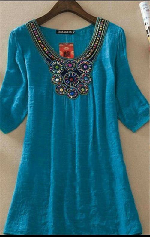 Beautiful India Style Tunic Top