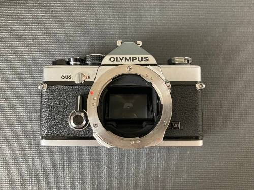 Olympus OM-2 film camera body for parts/repair
