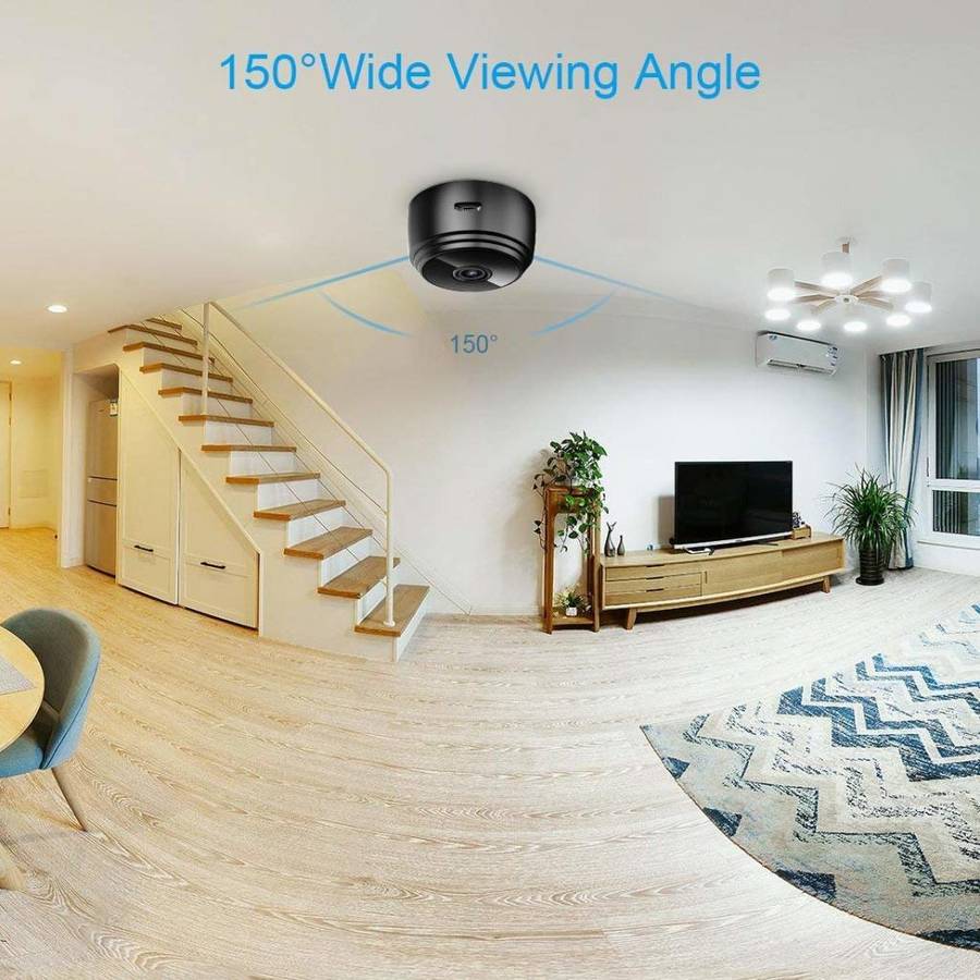 Mini Camera, Wifi Hidden Camera, Wireless HD 1080P Indoor Home Small Spy Camera