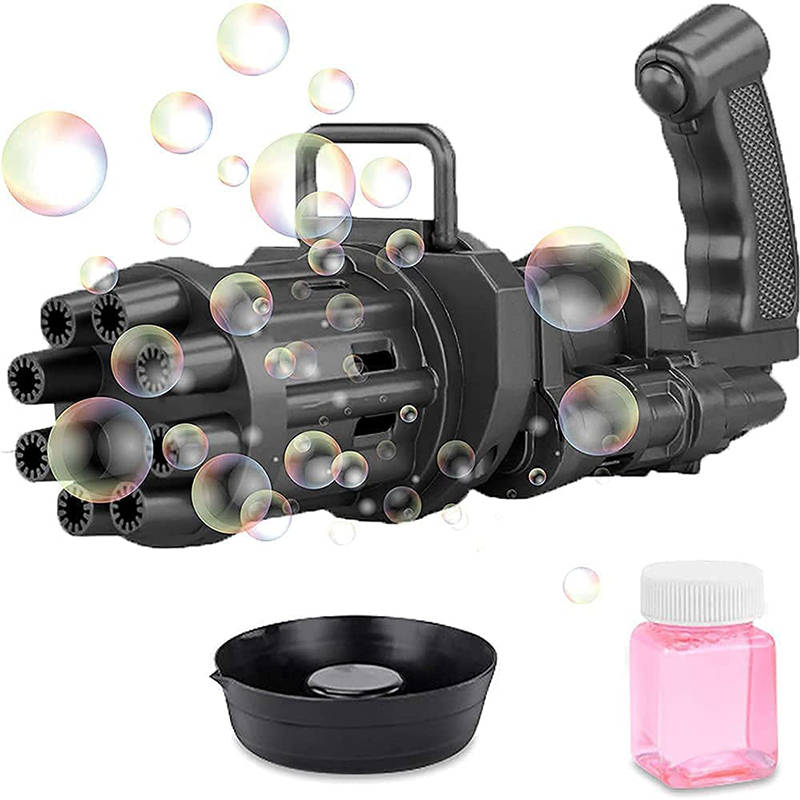 Handheld Electric Bubble Gun Children`s Soap Bubble Magic Bubble Outdoor Toy