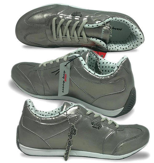 Sissy Boy Zinnia Pewter Sneakers